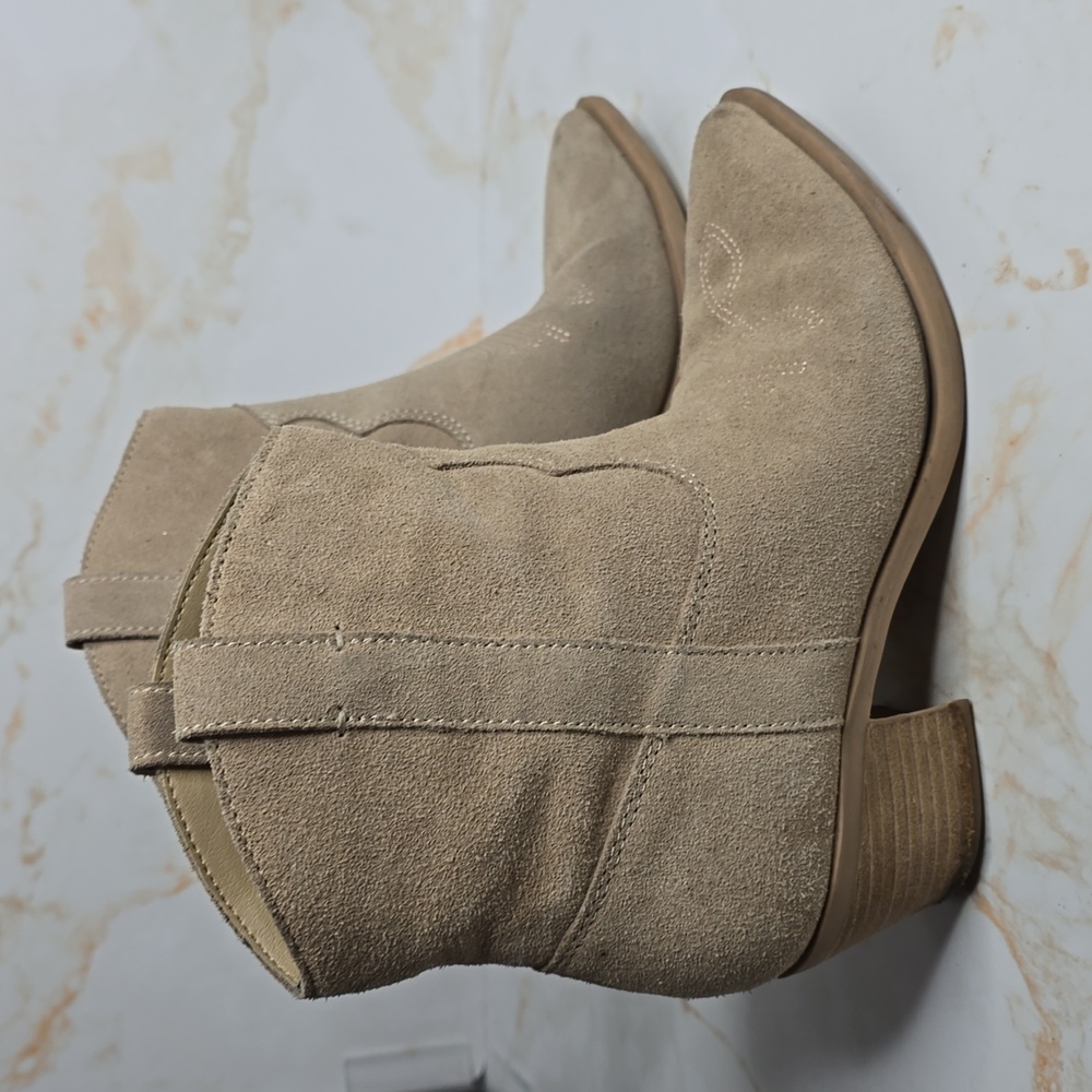 Dolce vita leather cowboy booties - Picture 2 of 7